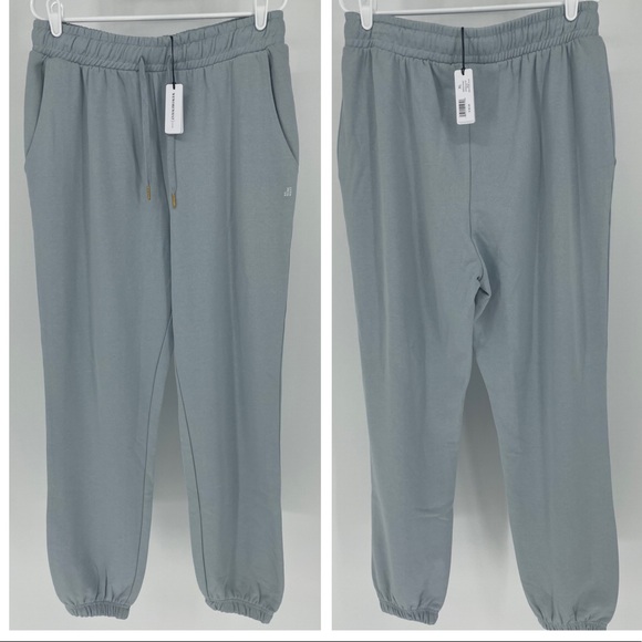 WEWOREWHAT NWT Active Sweatpants Solid Pearl Blue - Picture 2 of 6